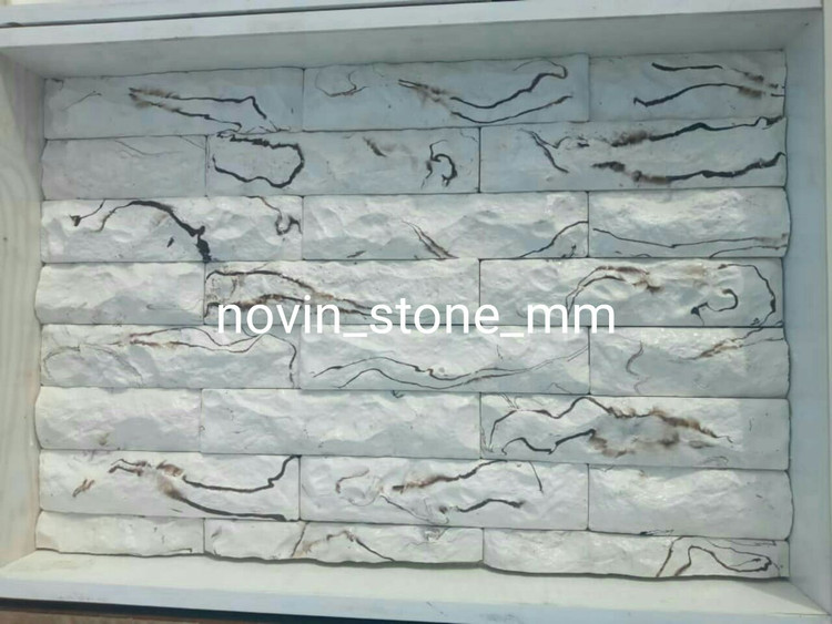 دیوارپوش سنگ مصنوعی طرح بادبر مناسب دکوراسیون داخلی