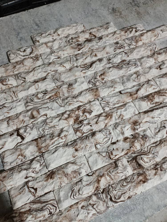 دیوارپوش سنگ مصنوعی طرح بادبر مناسب دکوراسیون داخلی